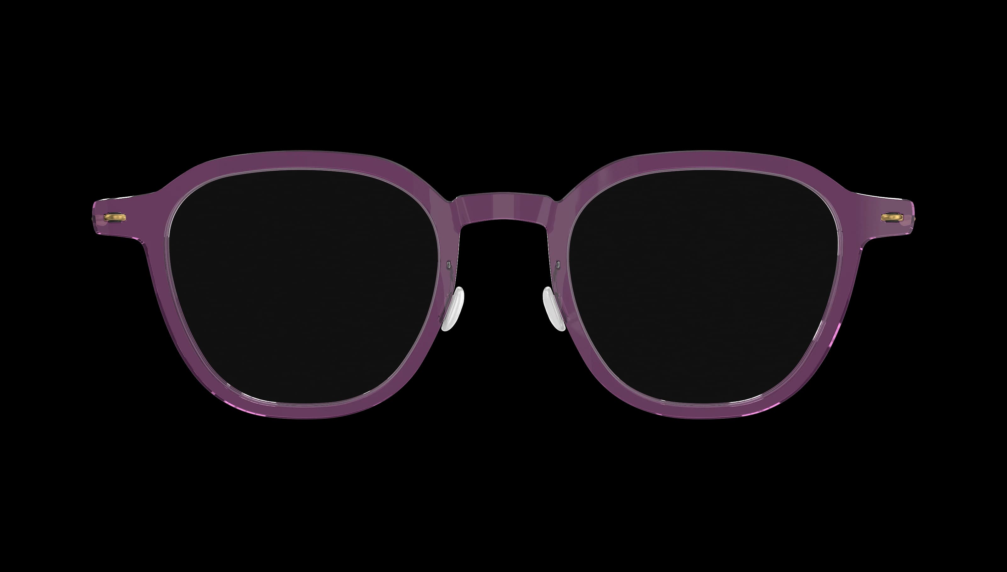 Lindberg 6659 — light plum transparent / gold