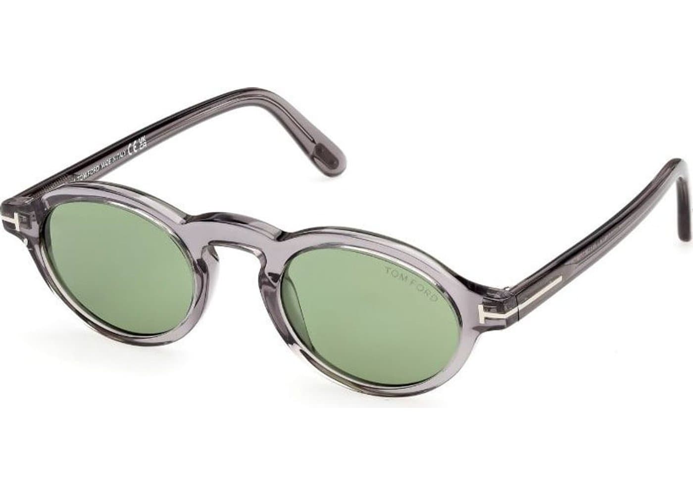 Tom Ford 1332 20N Gri Şeffaf Güneş Gözlüğü ön görünüm