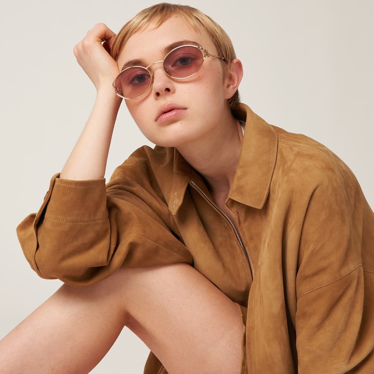 Miu Miu SMU52Y — Miu Miu Logo Güneş Gözlüğü 6