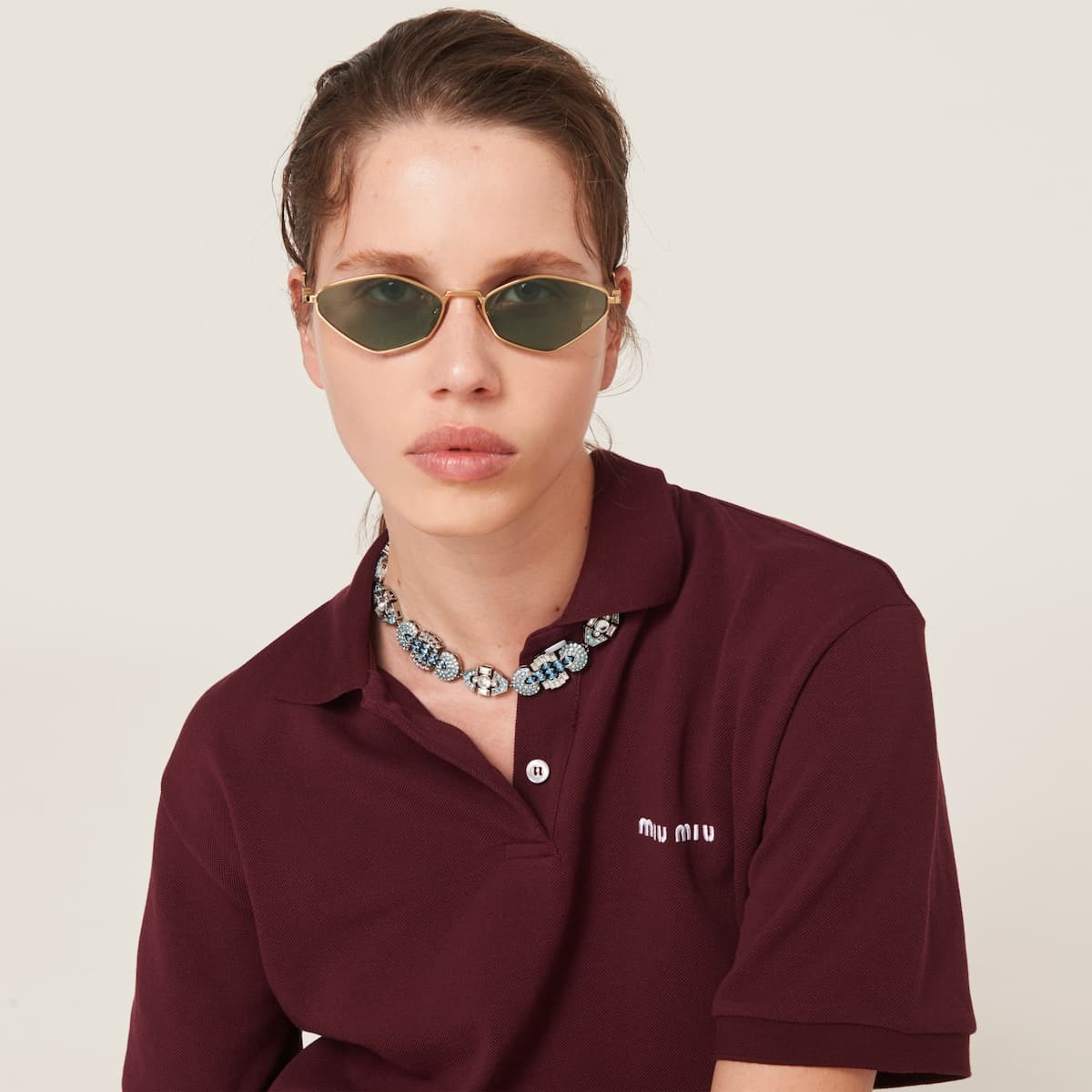 Miu Miu SMU56Z — Miu Miu Logo Güneş Gözlüğü 6